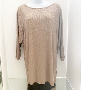 Forever 21 Tan StuddeD Long Sleeve